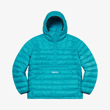 Supreme Micro Down Half Zip Hooded Pullover Teal (FW21) - SOLE SERIOUSS (1)