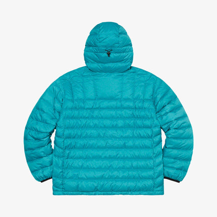 Supreme Micro Down Half Zip Hooded Pullover Teal (FW21) - SOLE SERIOUSS (2)