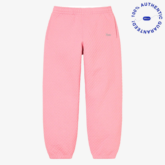 Supreme Micro Quilted Sweatpant Dusty Pink (SS23) | SOLE SERIOUSS [1]