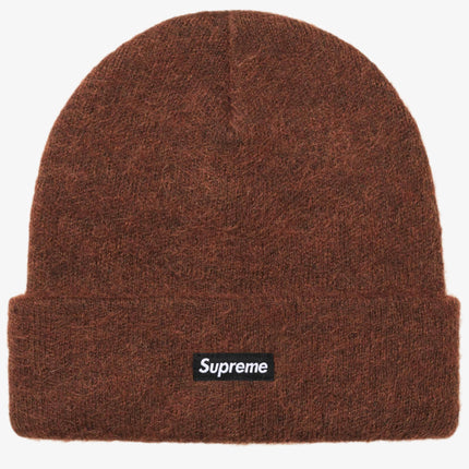 Supreme Mohair Beanie Dark Brown (FW24) - SOLE SERIOUSS (1)