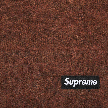 Supreme Mohair Beanie Dark Brown (FW24) - SOLE SERIOUSS (2)