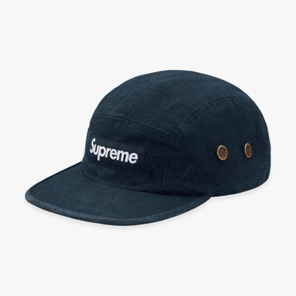 Supreme Napped Canvas Camp Cap Navy (FW18) - SOLE SERIOUSS (1)