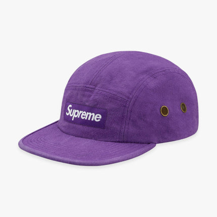 Supreme Napped Canvas Camp Cap Purple (FW18) - SOLE SERIOUSS (1)