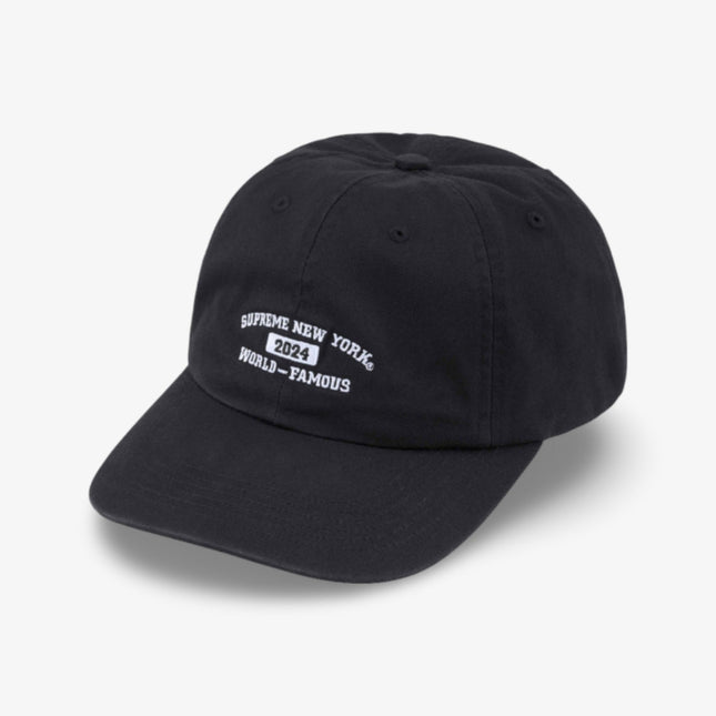 Supreme 'New York Arc' 6-Panel Black (SS24) - SOLE SERIOUSS (1)