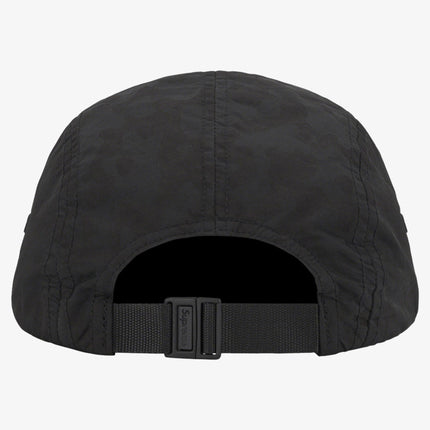 Supreme Nylon Camp Cap 'Overdyed Camo' Black (SS23) - SOLE SERIOUSS (2)