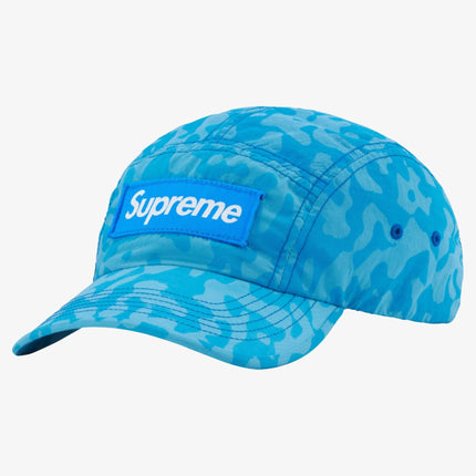 Supreme Nylon Camp Cap 'Overdyed Camo' Blue (SS23) - SOLE SERIOUSS (1)