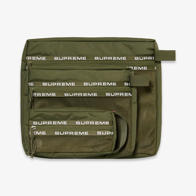 Supreme Organizer Pouch (Set of 3) Olive (FW22) - SOLE SERIOUSS (1)