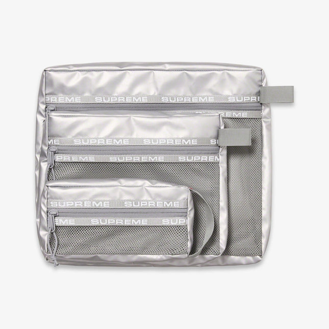 Supreme Organizer Pouch (Set of 3) Silver (FW22) - SOLE SERIOUSS (1)