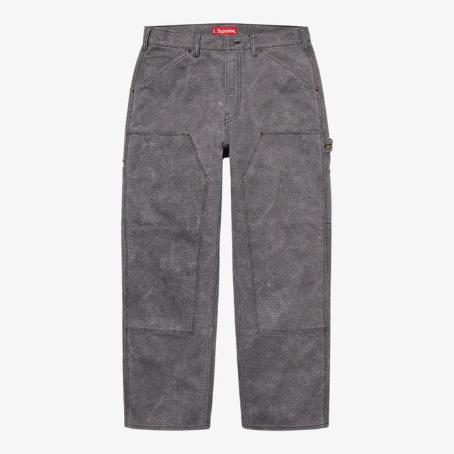 Supreme Painter Pant 'Canvas Double Knee' Black (FW21) - SOLE SERIOUSS (1)