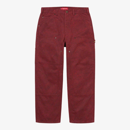 Supreme Painter Pant 'Canvas Double Knee' Red FW21 - SOLE SERIOUSS (1)