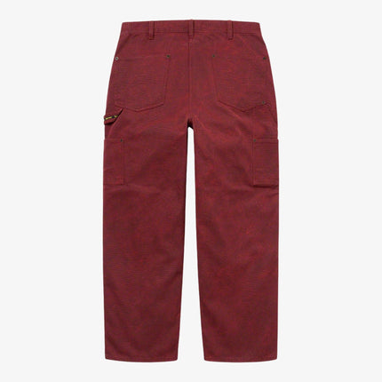 Supreme Painter Pant 'Canvas Double Knee' Red FW21 - SOLE SERIOUSS (2)