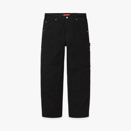 Supreme Painter Pant 'Moleskin Double Knee' Black (FW23) - SOLE SERIOUSS (1)