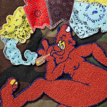 Supreme Patches Hooded Zip-Up Shirt Woodland Camo (SS25) | SOLE SERIOUSS [5]