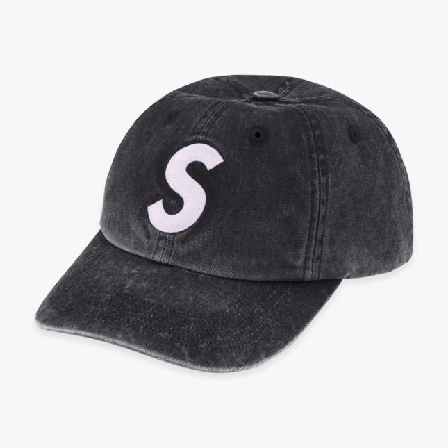 Supreme Pigment Print 6-Panel Cap 'S Logo' Black (FW23) - SOLE SERIOUSS (1)