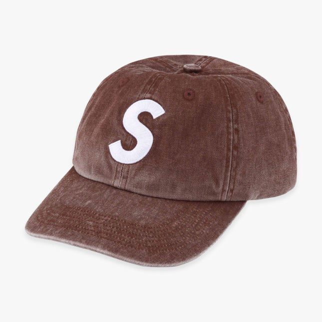 Supreme Pigment Print 6-Panel Cap 'S Logo' Brown (FW23) - SOLE SERIOUSS (1)