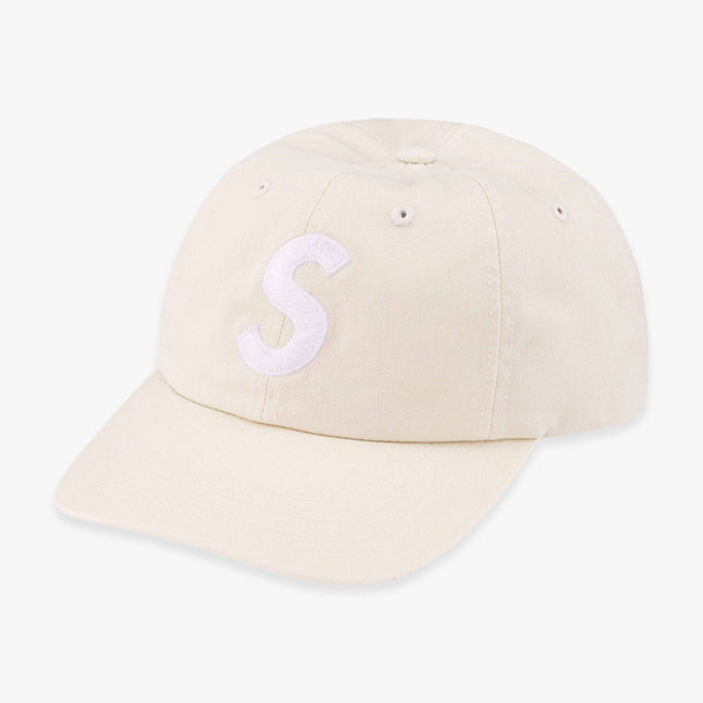 Supreme Pigment Print 6-Panel Cap 'S Logo' Natural (FW23) - SOLE SERIOUSS (1)