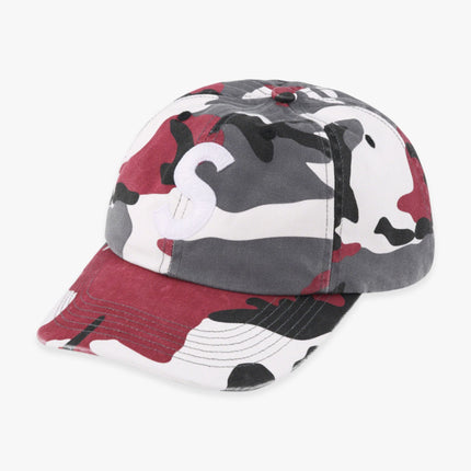 Supreme Pigment Print 6-Panel Cap 'S Logo' Red Camo (FW23) - SOLE SERIOUSS (1)