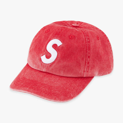 Supreme Pigment Print 6-Panel Cap 'S Logo' Red (FW23) - SOLE SERIOUSS (1)