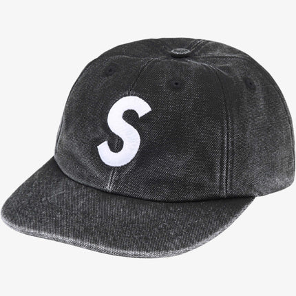 Supreme 'Pigment S Logo' 6-Panel Hat Black (FW24) - SOLE SERIOUSS (1)