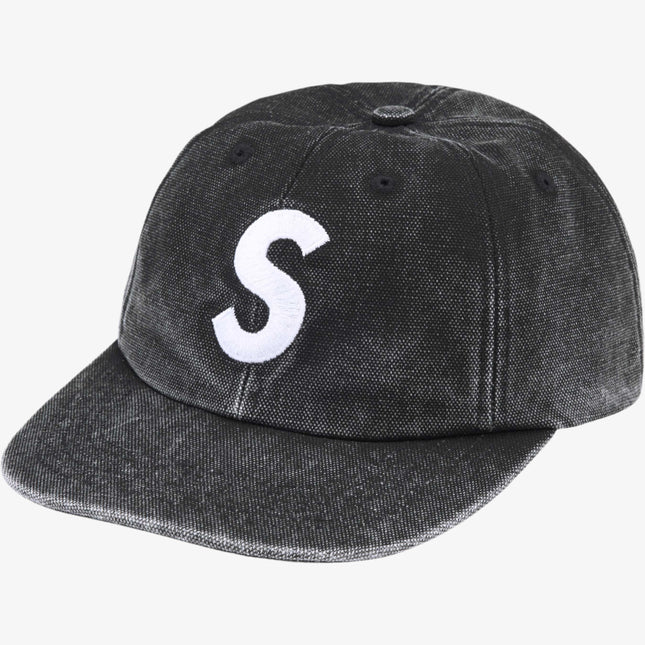 Supreme 'Pigment S Logo' 6-Panel Hat Black (FW24) - SOLE SERIOUSS (1)