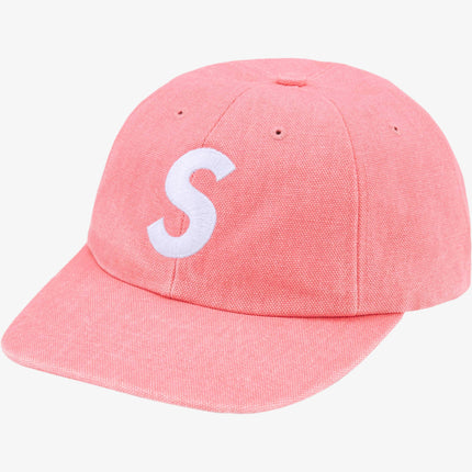 Supreme 'Pigment S Logo' 6-Panel Hat Bright Pink (FW24) - SOLE SERIOUSS (1)