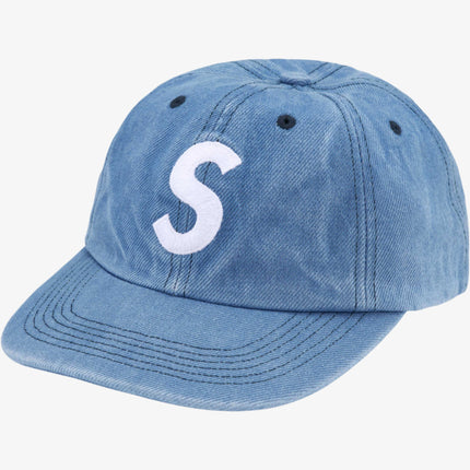 Supreme 'Pigment S Logo' 6-Panel Hat Denim (FW24) - SOLE SERIOUSS (1)