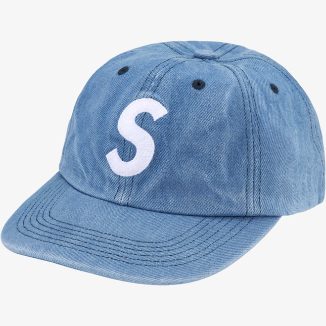 Supreme 'Pigment S Logo' 6-Panel Hat Denim (FW24) - SOLE SERIOUSS (1)