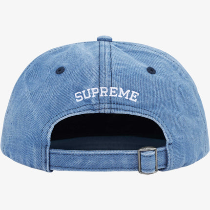 Supreme 'Pigment S Logo' 6-Panel Hat Denim (FW24) - SOLE SERIOUSS (2)