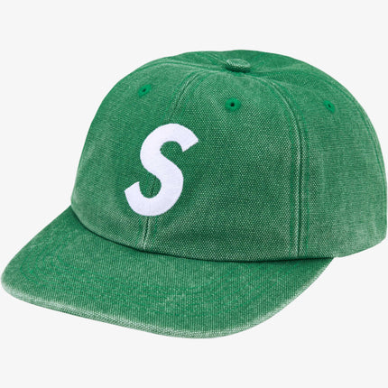 Supreme 'Pigment S Logo' 6-Panel Hat Green (FW24) - SOLE SERIOUSS (1)