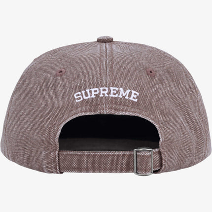 Supreme 'Pigment S Logo' 6-Panel Hat Khaki (FW24) - SOLE SERIOUSS (2)