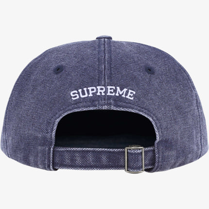 Supreme 'Pigment S Logo' 6-Panel Hat Navy (FW24) - SOLE SERIOUSS (2)