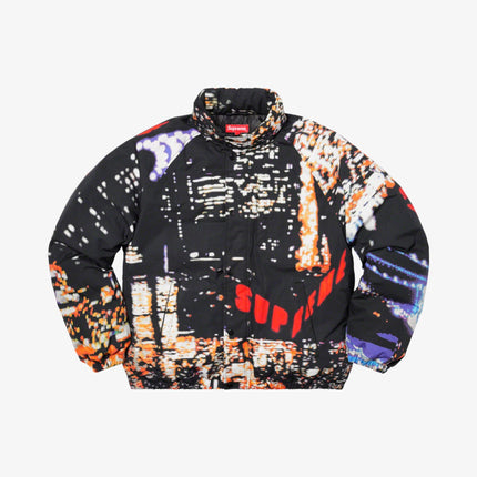 Supreme Puffy Jacket 'City Lights' Black (SS20) - SOLE SERIOUSS (2)