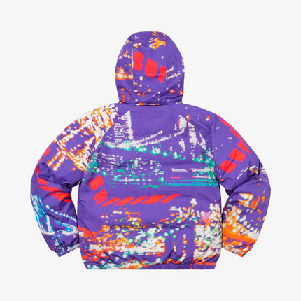 Supreme Puffy Jacket 'City Lights' Purple (SS20) - SOLE SERIOUSS (4)