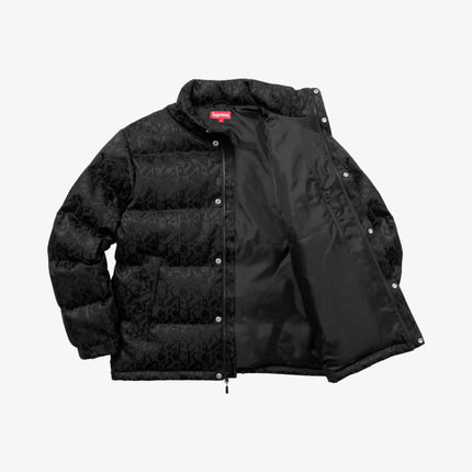 Supreme Puffy Jacket 'Fuck Jacquard' Black (FW17) - SOLE SERIOUSS (2)