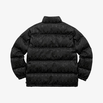 Supreme Puffy Jacket 'Fuck Jacquard' Black (FW17) - SOLE SERIOUSS (3)