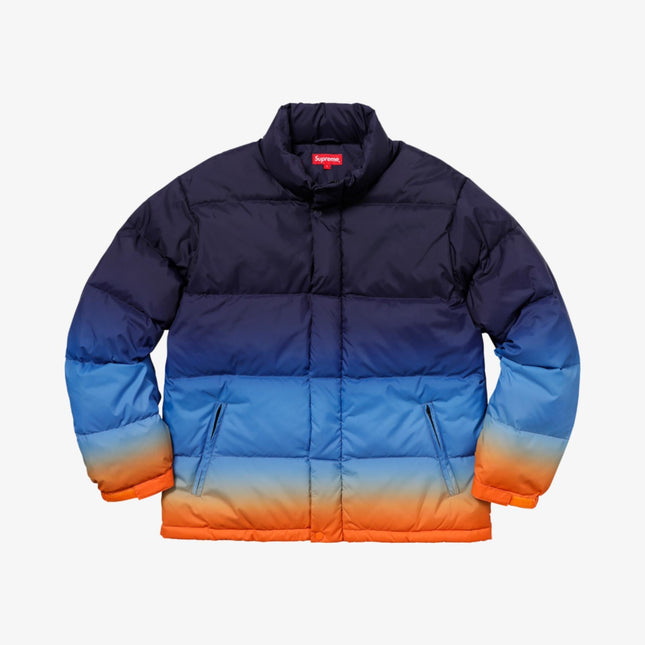 Supreme Puffy Jacket 'Gradient' Navy (SS18) - SOLE SERIOUSS (1)