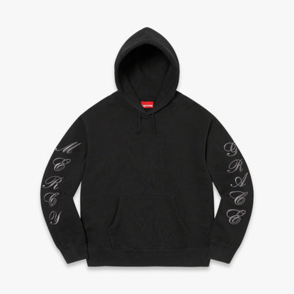 Supreme Pullover Hooded Sweatshirt 'Patches Spiral' Black (SS23) | SOLE SERIOUSS [1]