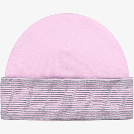 Supreme Reflective Jacquard Beanie Light Pink (FW24) - SOLE SERIOUSS (1)