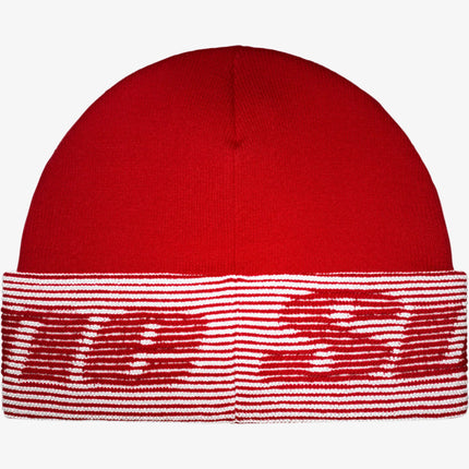 Supreme Reflective Jacquard Beanie Red (FW24) - SOLE SERIOUSS (4)