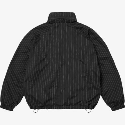 Supreme Reflective Pinstripe Track Jacket Black (FW24) - SOLE SERIOUSS (4)