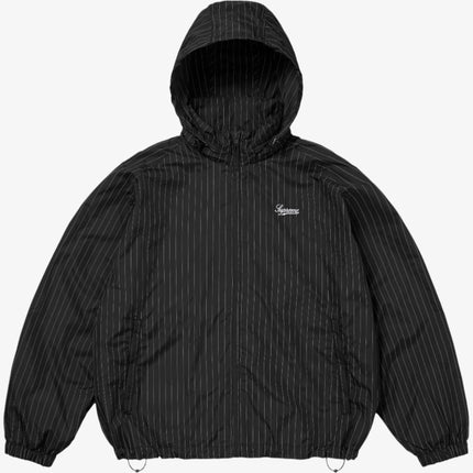 Supreme Reflective Pinstripe Track Jacket Black (FW24) - SOLE SERIOUSS (5)