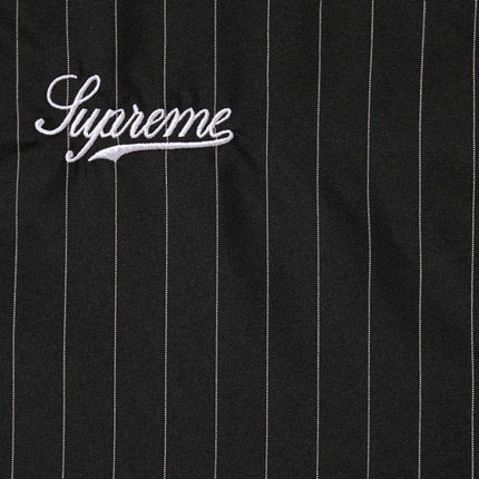 Supreme Reflective Pinstripe Track Jacket Black (FW24) - SOLE SERIOUSS (6)