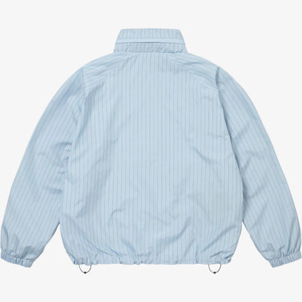 Supreme Reflective Pinstripe Track Jacket Light Blue (FW24) - SOLE SERIOUSS (4)