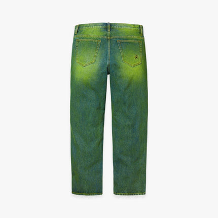 Supreme Regular Jean Overspray Green (FW23) - SOLE SERIOUSS (2)