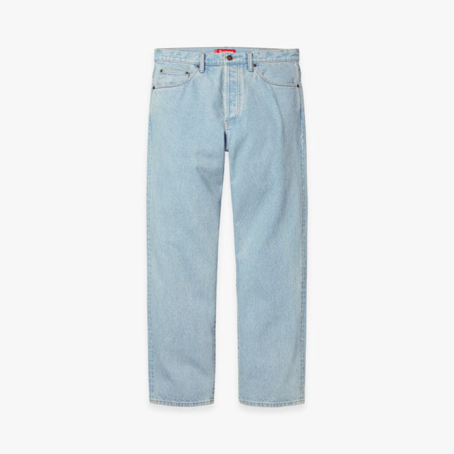 Supreme Regular Jean Washed Blue (FW23) - SOLE SERIOUSS (1)