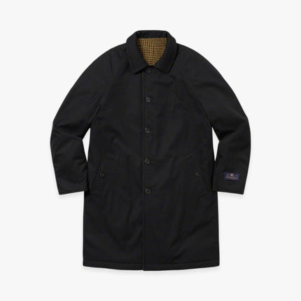 Supreme Reversible Overcoat 'Houndstooth' Black (FW23) - SOLE SERIOUSS (1)