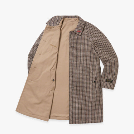 Supreme Reversible Overcoat 'Houndstooth' Tan (FW23) - SOLE SERIOUSS (6)