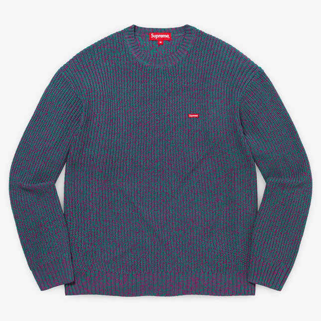 Supreme Rib Knit Sweater 'Melange' Teal (FW21) - SOLE SERIOUSS (1)