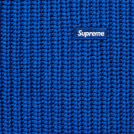 Supreme Ribbed Sweater 'Small Box' Royal (FW23) - SOLE SERIOUSS (2)