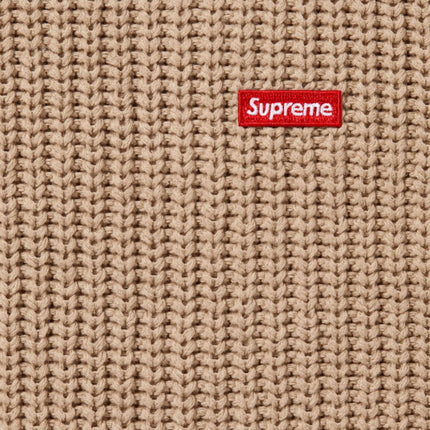 Supreme Ribbed Sweater 'Small Box' Tan (FW23) - SOLE SERIOUSS (2)